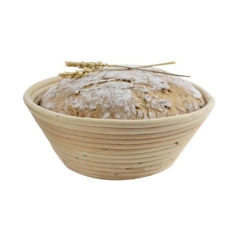 Koszyk do Wyrastania Ciasta na Chleb Bochenek Rattanowy ORION 14 x 6 cm