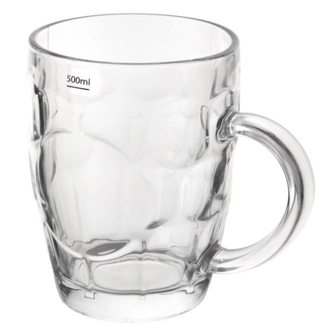 Kufel do Piwa Szklany 500 ml ORION Grube Szkło do Zmywarki