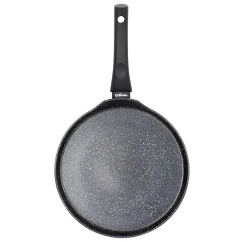 Patelnia do Naleśników Granitowa 26 cm VILDE Black Line Soft Touch