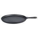 Patelnia do Naleśników Placków Pizzy Tortilli Żeliwna Solidna ORION 26 cm