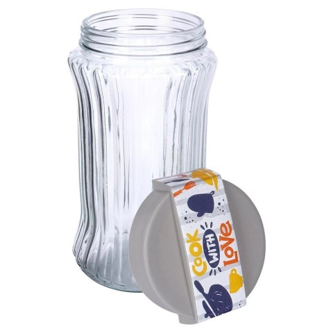 Pojemnik Kuchenny na Makaron Płatki Mąkę Szklany EXCELLENT HOUSEWARE 1,6 l