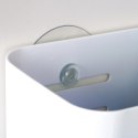 Półka Pod Prysznic Biała Duża Prostokątna na Przyssawki 185 x 9 cm BS
