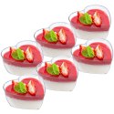 Pucharki Desery Przekąski Serce 6 szt. 120 ml Catering ORION