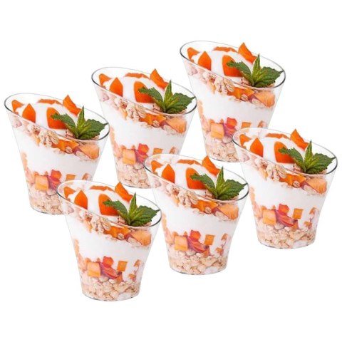 Pucharki Desery Przekąski Tworzywo 6 szt. 180 ml Catering ORION