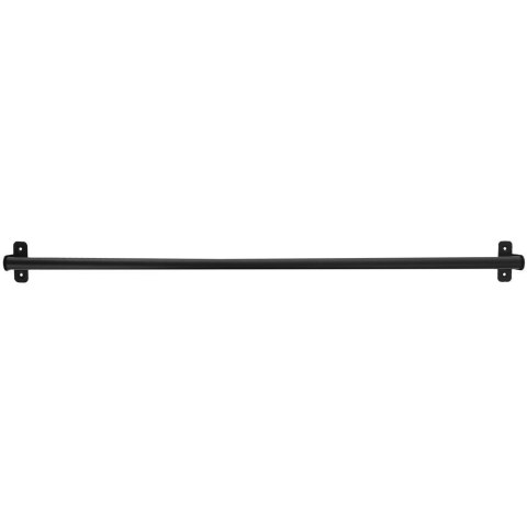 Reling Wieszak z Haczykami Kuchenny Metalowy Czarny RADKA 78,5 cm