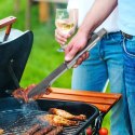 Szczypce Grillowe Długie Ze Stali Nierdzewnej Ząbkowane 43 cm ORION