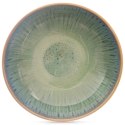 Talerz Obiadowy Głęboki Ceramiczny Zielony GLAZE 900 ml ORION