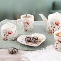 Talerz deserowy porcelanowy serce MAKI 17,5x17 cm