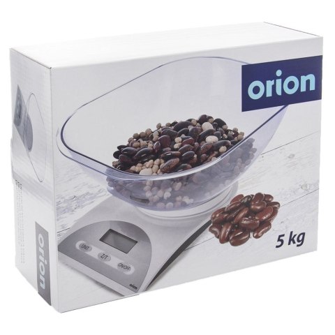 Waga Kuchenna Elektroniczna z Miską Cyfrowy Wyświetlacz ORION 5 kg