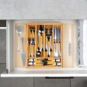 Wkład na Sztućce do Szuflady VILDE Bambus Rozsuwany 28-45 cm