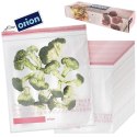Woreczki Strunowe do Żywności 25 szt. ORION 34 x 27 cm z Miejscem na Opis