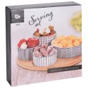 Zestaw do Przystawek Przekąsek 4 Miseczki + Deska EXCELLENT HOUSEWARE