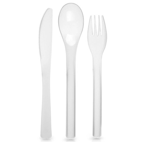Zestaw Sztućców 4 el. EXCELLENT HOUSEWARE Turystyczne Plastik Etui