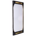 Lustro Ścienne Owalne Złota Rama 72 x 32 cm Pionowo Poziomo VILDE