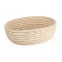 Koszyk do Wyrastania Ciasta na Chleb Rattanowy Solidny ORION 24x18,5x9 cm