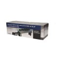 Gniazdo meblowe wpuszczane w blat w niklowanej obudowie z łądowarką USB i przewodem 1,8m, 3x2P+Z, 2xUSB