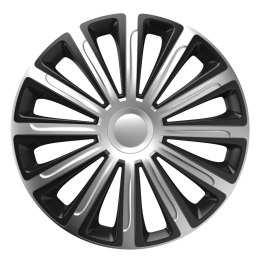 Kołpak samochodowy czarno srebrny trend silver&black 14