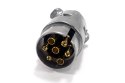 Wtyk wtyczka przyczepy haka aluminiowa 7 pin amio-01255