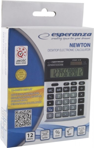 ECL102 Esperanza kalkulator biurkowy newton
