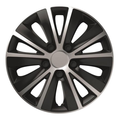 Kołpak samochodowy czarno srebrny rapide 14" cali