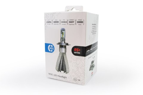 Żarówki samochodowe led seria rs+ canbus hb3 9005 50w slim amio-01087